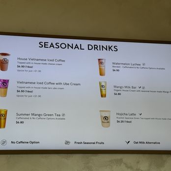 Boba Bliss - Seasonal Drinks menu - Bubble Tea Near Me - Castro Valley, California Boba Bliss - Seasonal Drinks menu - Bubble Tea Near Me - Castro Valley, California