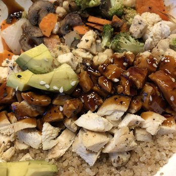 Original ChopShop - Teriyaki chicken bowl with quinoa - New American Near Me - Plano, Texas Original ChopShop - Teriyaki chicken bowl with quinoa - New American Near Me - Plano, Texas
