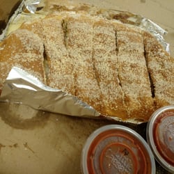 Little Caesars Pizza - Dry, (supposedly has extra butter on it) i paid for extra butter
