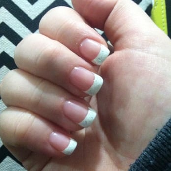 Century Nails - French tip nails done with gel by Nina - Nail Salons Near Me - Covina, California