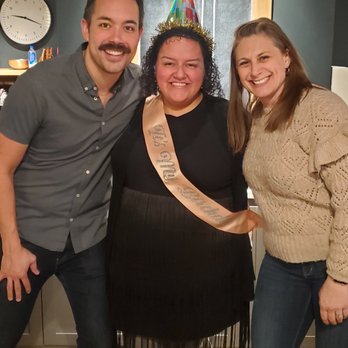 Game Night Out - Our Awesome Hosts with the Most adorable Birthday Girl - Team Building Activities Near Me - Chicago, Illinois