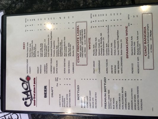 Menu photo 5 Ciao Wood-Fired Pizza & Pasta Ithaca, NY Menu photo 5 Ciao Wood-Fired Pizza & Pasta Ithaca, NY