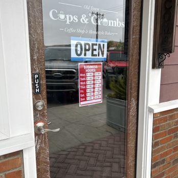 Cups & Crumbs - Door and hours - Coffee & Tea Near Me - Orcutt, California