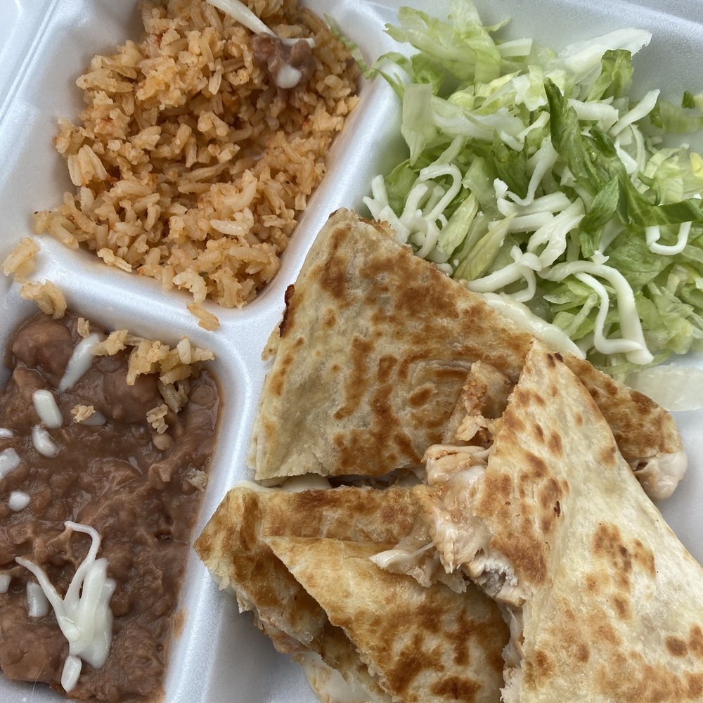 Susie's Mexican Grill - Chicken quesadilla w/ rice and beans! - Mexican Near Me - Hanover, Pennsylvania Susie's Mexican Grill - Chicken quesadilla w/ rice and beans! - Mexican Near Me - Hanover, Pennsylvania