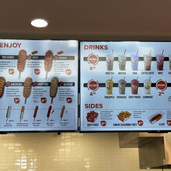 Two Hands Corn Dog Sugar Land - Menu - Hot Dogs Near Me - Sugar Land, Texas Two Hands Corn Dog Sugar Land - Menu - Hot Dogs Near Me - Sugar Land, Texas