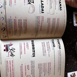 Agave Authentic Mexican Grill - Menu