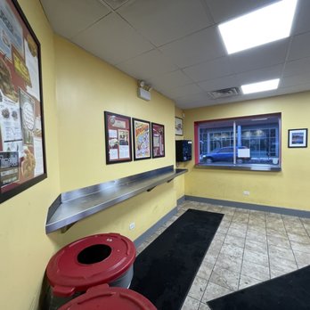 Red Hot Ranch - Small indoor eating counter. - Hot Dogs Near Me - Chicago, Illinois Red Hot Ranch - Small indoor eating counter. - Hot Dogs Near Me - Chicago, Illinois