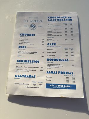 Menu photo 6 El Moro Ciudad de México, DIF