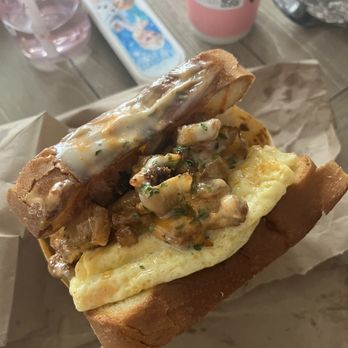 Mansae - Pork belly & egg sandwich - Korean Near Me - West Covina, California Mansae - Pork belly & egg sandwich - Korean Near Me - West Covina, California