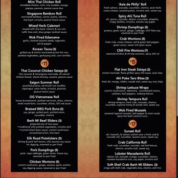 Starfish - Opium Hour Menu - Asian Fusion Near Me - Laguna Beach, California Starfish - Opium Hour Menu - Asian Fusion Near Me - Laguna Beach, California