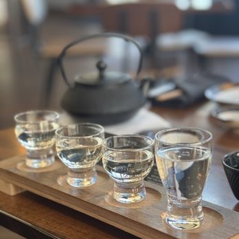 Musashi - Sake Flight noms - Sushi Bars Near Me - Frisco, Texas Musashi - Sake Flight noms - Sushi Bars Near Me - Frisco, Texas