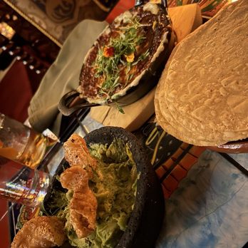 Quixote - Guacamole with chicharrones and Mexican fondue - Mexican Near Me - San Diego, California Quixote - Guacamole with chicharrones and Mexican fondue - Mexican Near Me - San Diego, California