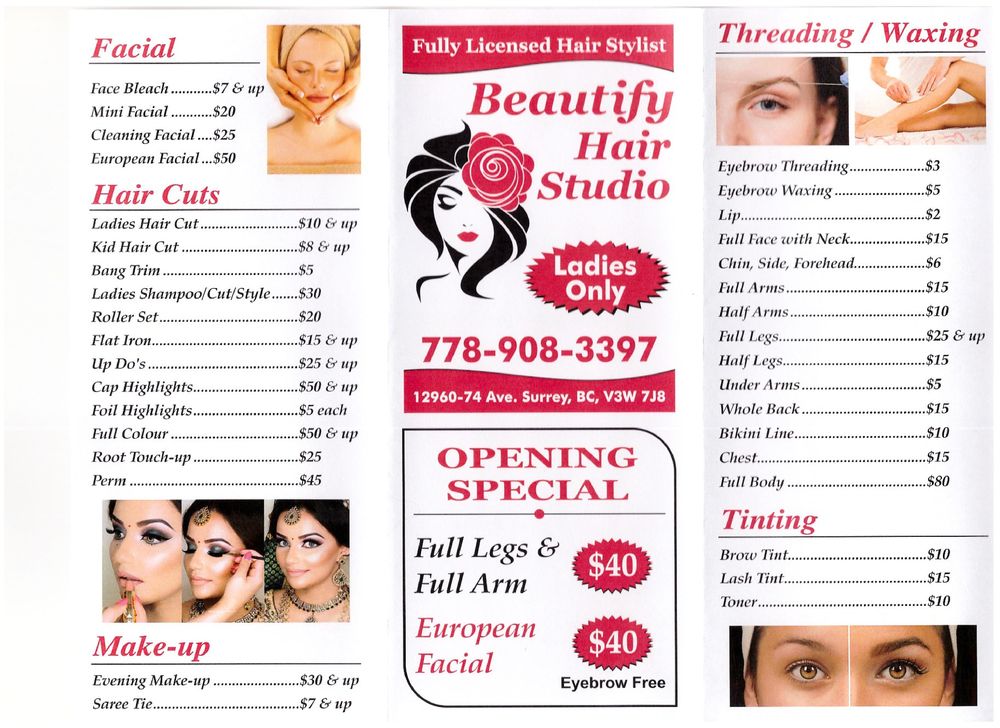 Beautify Hair Salon Logo