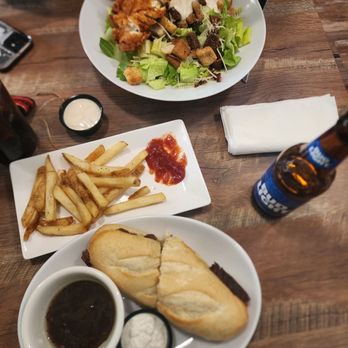 The Deep - Ceaser salad & short-rib French dip - Seafood Near Me - Hampton, Virginia The Deep - Ceaser salad & short-rib French dip - Seafood Near Me - Hampton, Virginia