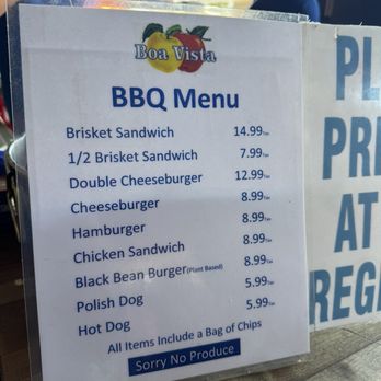 Boa Vista Orchards - Grill menu - Fruits & Veggies Near Me - Placerville, California