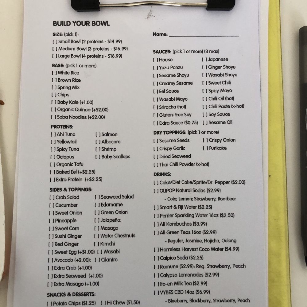 Poke Rainbow - Menu - Poke Near Me - Redondo Beach, California Poke Rainbow - Menu - Poke Near Me - Redondo Beach, California