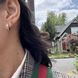 Second lobe piercing and jewelry piece from Soda Pop Second lobe piercing and jewelry piece from Soda Pop