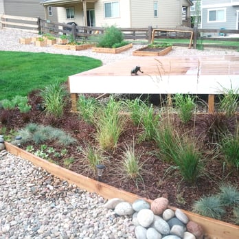 Parker Deck & Basement - The deck after surfacing, finishing, and landscaping. - Decks & Railing Near Me Parker Deck & Basement - The deck after surfacing, finishing, and landscaping. - Decks & Railing Near Me