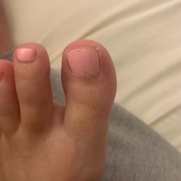 I think they cut my nails with a lawn mower I think they cut my nails with a lawn mower