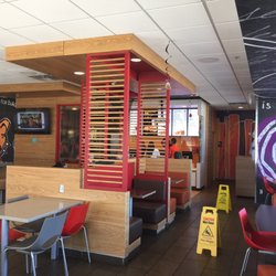 McDonald's - Fresh and new modern Mickey D's. Big crew still working hard to get it done.