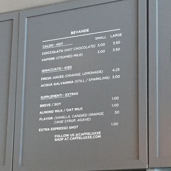 Caffe Luxxe - Drink menu - Coffee Roasteries Near Me - Los Angeles, California Caffe Luxxe - Drink menu - Coffee Roasteries Near Me - Los Angeles, California