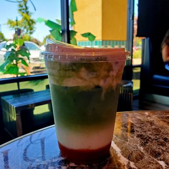 Rang Coffee - Guava Matcha Einspanner - Coffee & Tea Near Me - Elk Grove, California