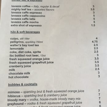 Memphis Cafe - Beverage menu - Southern Near Me - Costa Mesa, California