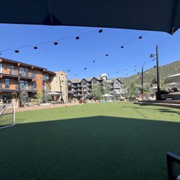 View from the patio of the center of Snowmass Base View from the patio of the center of Snowmass Base