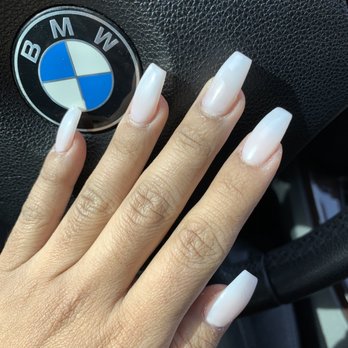 Crystal Nails & Spa - Full set, coffin shape, color AB158. Set done by Crystal - Nail Salons Near Me - Corona, California Crystal Nails & Spa - Full set, coffin shape, color AB158. Set done by Crystal - Nail Salons Near Me - Corona, California