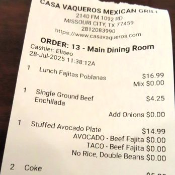 Casa Vaqueros - Mexican Near Me - Missouri City, Texas Casa Vaqueros - Mexican Near Me - Missouri City, Texas