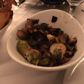 Ocean Prime - Brussel sprouts, roasted with onion and balsamic, $12 - tasty. - Seafood Near Me - Beverly Hills, California