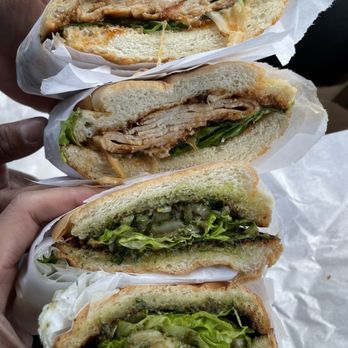 Mendocino Market - Bbq chicken and garlic butter basil shrimp sandwiches - Grocery Near Me - Mendocino, California