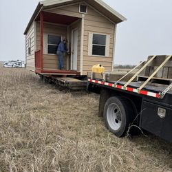 Winslow's Texwin Custom Buildings - My cabin is moved from Ivanhoe to Savoy
