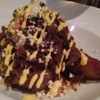 Maya Del Sol - Ropa vieja with plantains instead of polenta! - Latin American Near Me - Oak Park, Illinois