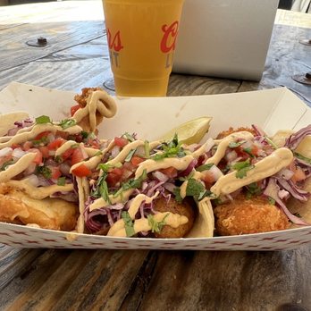 Deckhand Dave's Fish Tacos - 3 Taco Sampler (Rockfish, Halibut & Salmon) - Food Trucks Near Me - Juneau, Alaska Deckhand Dave's Fish Tacos - 3 Taco Sampler (Rockfish, Halibut & Salmon) - Food Trucks Near Me - Juneau, Alaska