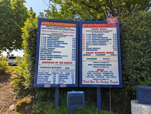 Menu photo 1 Frugals Port Angeles, WA Menu photo 1 Frugals Port Angeles, WA