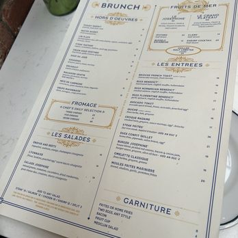 Josephine - Menu - French Near Me - Alexandria, Virginia Josephine - Menu - French Near Me - Alexandria, Virginia