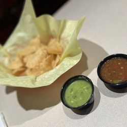 Las Fuentes - Substitute of chips instead of tortilla