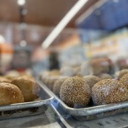 Good Mong Kok Bakery - Baked Char siu bun and Seasame balls