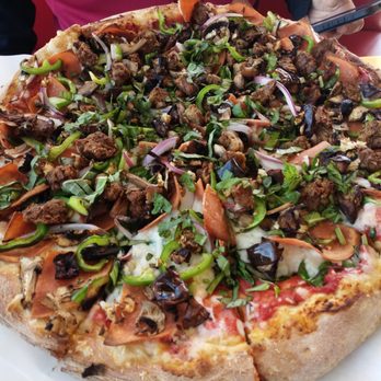 Papa Pizza Pie - Vegan bacon and sausage. - Pizza Near Me - Glendora, California Papa Pizza Pie - Vegan bacon and sausage. - Pizza Near Me - Glendora, California
