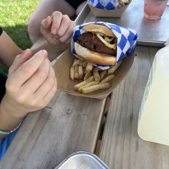 Lilac Hedge Farm - Burger and fries! - Farmers Market Near Me - Rutland, Massachusetts