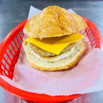 Master Donuts - Sausage egg and cheese croissant - Donuts Near Me - Waynesville, Missouri