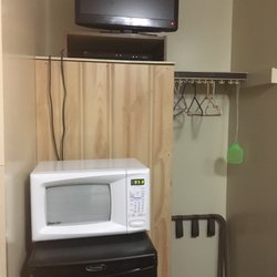Fridge and micro and Tv