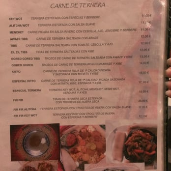 Hanan - Menu carne - African Near Me - Madrid, M