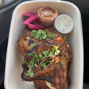 Mazra - Garlic chicken A La Carte 1/2 - Middle Eastern Near Me - San Bruno, California Mazra - Garlic chicken A La Carte 1/2 - Middle Eastern Near Me - San Bruno, California