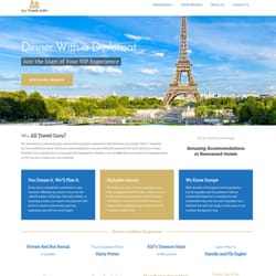 Company 50 - Recent website design for All Travel Guru in Hayden, ID