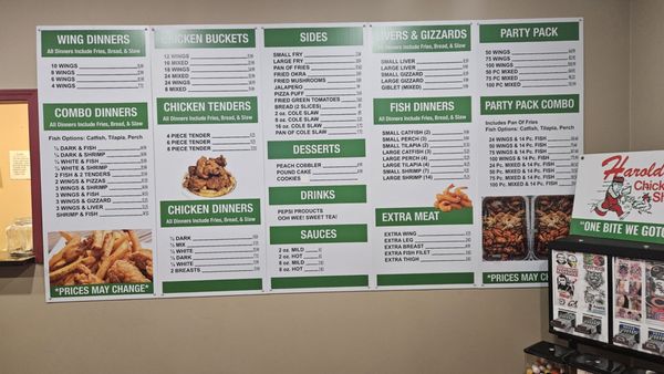 Menu photo 2 Harold's Chicken #8 Gary, IN Menu photo 2 Harold's Chicken #8 Gary, IN