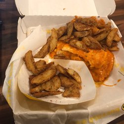 Texas Togo - The Naked tenders from Buffalo Wild Wings that arrived.  They were cold.