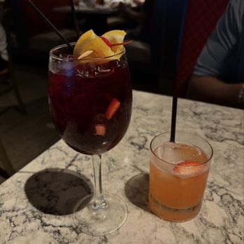 Firebirds Wood Fired Grill - Sangria and Strawberry Gimlet - Steakhouses Near Me - Dania Beach, Florida Firebirds Wood Fired Grill - Sangria and Strawberry Gimlet - Steakhouses Near Me - Dania Beach, Florida