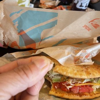 Taco Bell - Bone in my chalupa taco - it almost broke my tooth. - Fast Food Near Me - Riverside, California